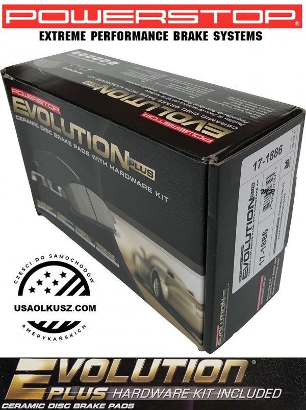 Klocki hamulcowe przednie POWERSTOP Z17 EVOLUTION PLUS Chevrolet Equinox 2018-2020