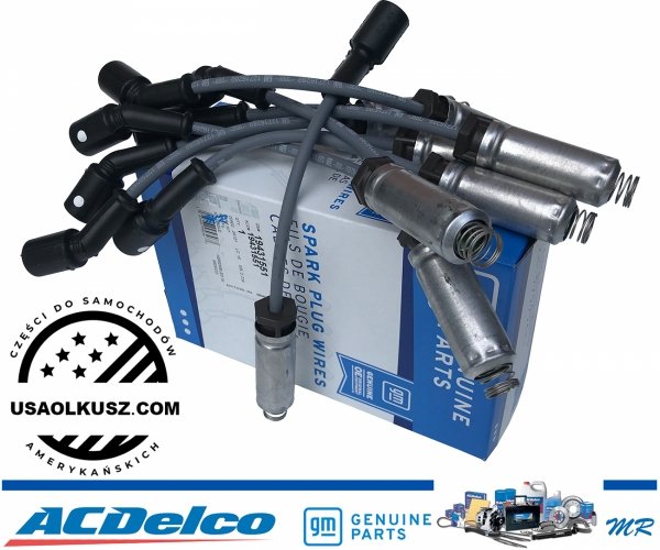 ORYGINALNE przewody GM + IRYDOWE świece zapłonowe ACDelco Cadillac Escalade 6,2 V8 2015-