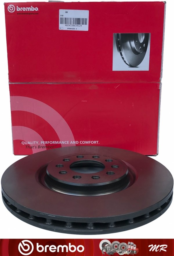 Klocki tarcze hamulcowe przednie 330mm BREMBO Jeep Cherokee KL 2014-2015