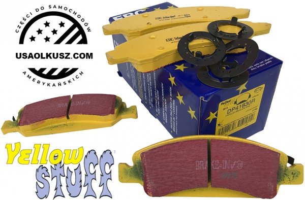 Przednie klocki hamulcowe EBC YellowStuff GMC Yukon 1500 2009-