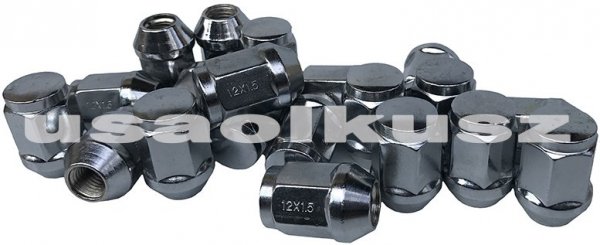 Kpl nakrętek kół chrom klucz 21mm Dodge Stratus