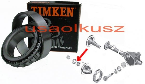 Łożysko kosza mechanizmu różnicowego mostu tył 8,8 Mercury Mountaineer -2005