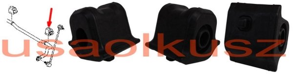 Guma przedniego drążka stabilizatora 22,2mm LEWA Scion tC 2010-