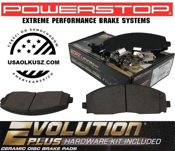Klocki hamulcowe przednie POWERSTOP Z17 EVOLUTION PLUS Chrysler Pacifica FWD 2017-
