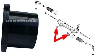 Tuleja mocowania przekładni kierowniczej Ford Expedition 2003-2009