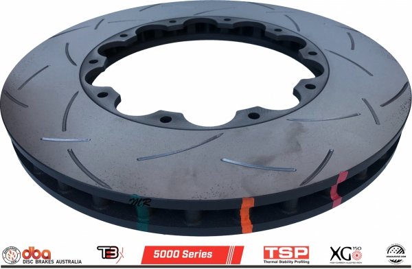 Przednie klocki DBA Race Performance + tarcze hamulcowe DBA 5000 T3  Dodge Charger SRT Hellcat -2020