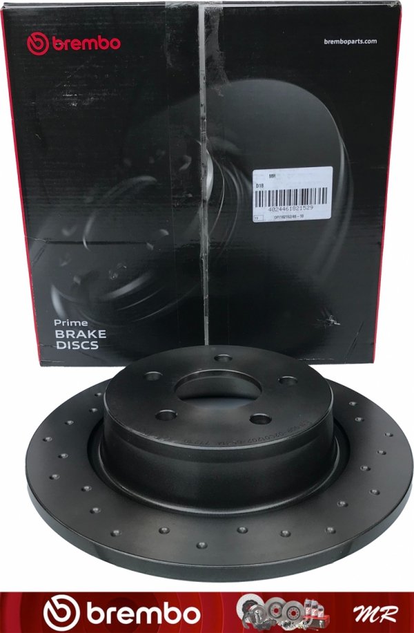 Tylne klocki + tarcze hamulcowe brembo XTRA 280mm Ford Escape 2013-2016