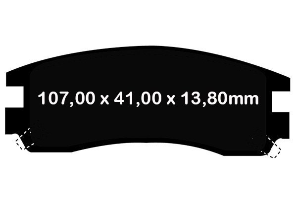 Klocki hamulcowe tylne EBC GreenStuff Chevrolet Monte Carlo 1995-1999
