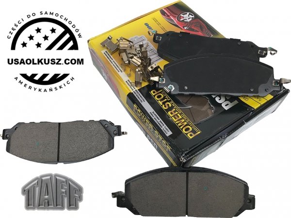 Przednie CERAMICZNE klocki hamulcowe do tarcz 363mm Ford Explorer 2020- CZERWONE ZACISKI
