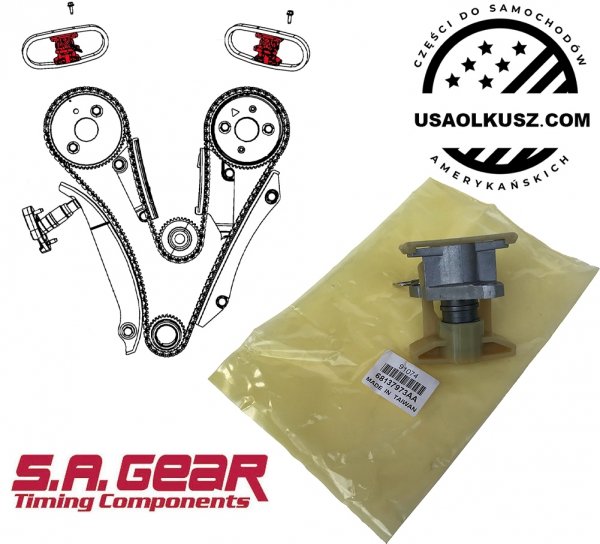 Napinacz łańcucha wałków rozrządu Chrysler 300C 2,7 V6 2009-2010