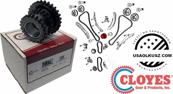 Pośrednie koło zębate łańcuchów rozrządu silnika Jeep Cherokee KL 3,2 V6