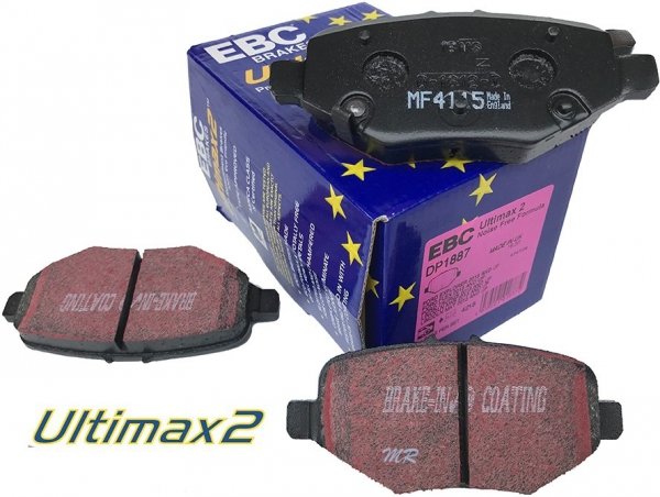 Tylne klocki hamulcowe do tarcz 345mm EBC Ultimax2 Lincoln MKS 2012-