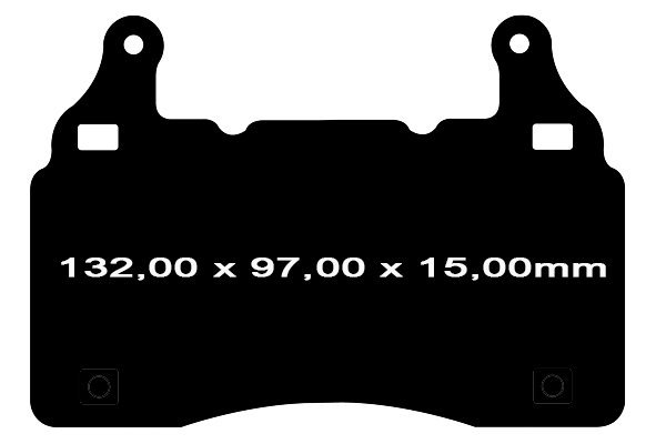 Klocki hamulcowe przednie EBC YellowStuff Cadillac CTS 3,6 V6 Turbo 2014-2015