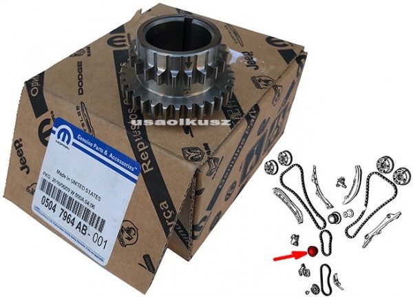 Koło zębate wału korbowego MOPAR Jeep Grand Cherokee 3,6 V6 2016-