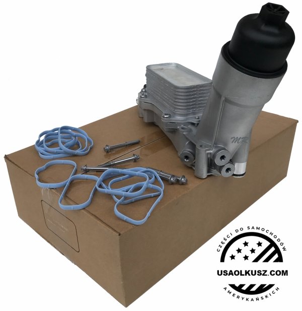 ALUMINIOWA obudowa filtra oleju z chłodnicą oraz czujnikami Dodge Avenger 3,6 V6