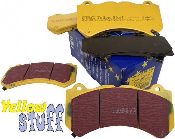Przednie klocki YellowStuff + tarcze hamulcowe Dodge Challenger SRT Hellcat Demon -2020