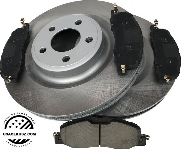 Przednie klocki + tarcze hamulcowe 345mm Lincoln Aviator RWD 2020-