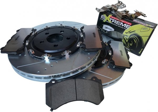 Przednie klocki Z26 + tarcze hamulcowe 390mm POWERSTOP Dodge Challenger SRT Hellcat Demon