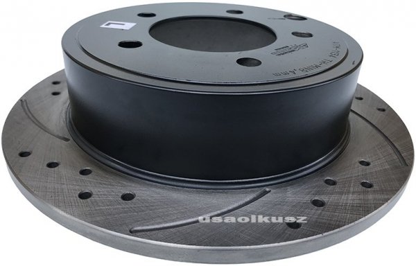 Tylna WIERCONA nacinana tarcza hamulcowa BLACK 262mm Jeep Patriot