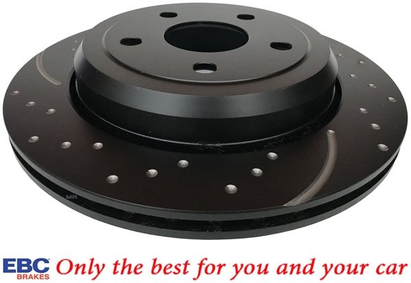 Tylna NAWIERCANA NACINANA WENTYLOWANA tarcza hamulcowa EBC seria GD Jeep Grand Cherokee 2011-