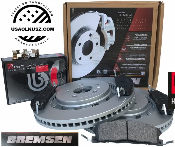 Klocki + tarcze hamulcowe przednie 352mm Ford Explorer 2013-2019