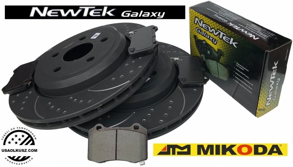 Tylne klocki + WIERCONE NACINANE tarcze hamulcowe 350mm Jeep Grand Cherokee SRT / Trackhawk