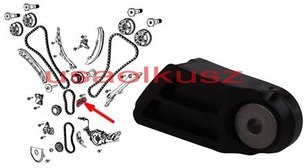 Prowadnica łańcucha rozrządu silnika MOPAR Fiat Freemont 3,6 V6