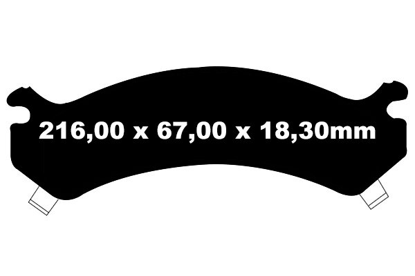 Przednie klocki hamulcowe EBC Ultimax2 Chevrolet Avalanche 2500 2002-2006