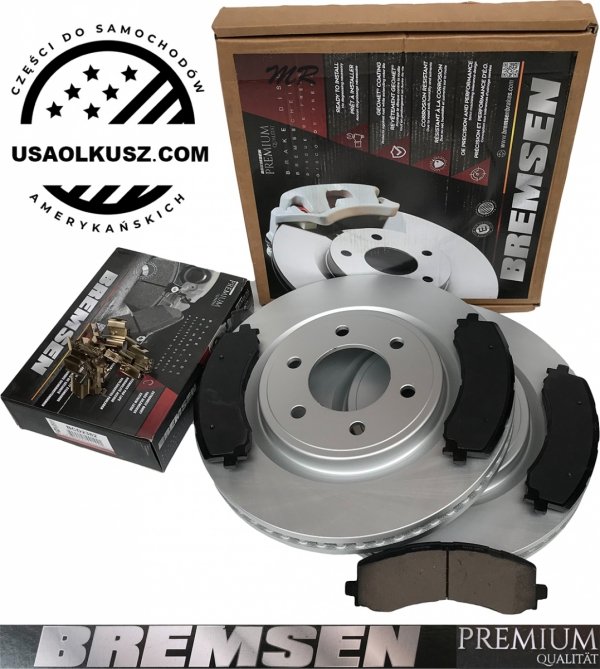 Przednie klocki + tarcze hamulcowe 350mm Lincoln Navigator 2022-2024