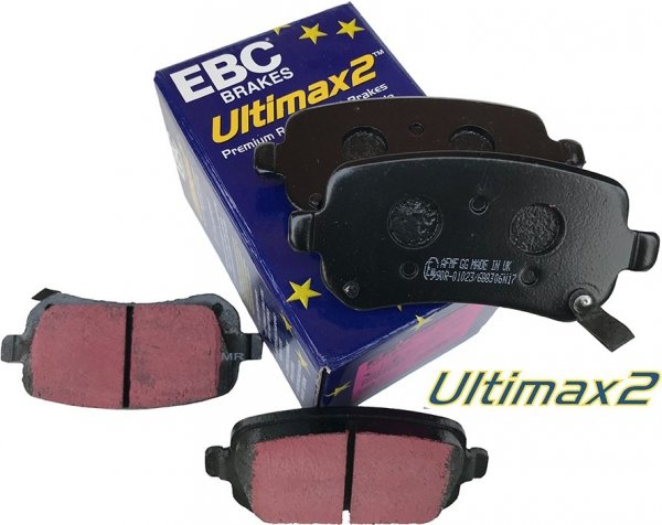 Tylne klocki Ultimax2 + tarcze hamulcowe 305mm EBC seria PREMIUM Lancia Voyager