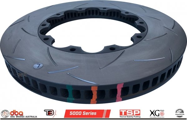 Przednie klocki RACE PERFORMANCE + tarcze hamulcowe DBA T3 Chevrolet Corvette C7 Z06 Grand Sport 2015-2019 