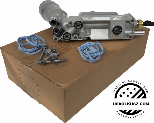 ALUMINIOWA obudowa filtra oleju z chłodnicą oraz czujnikami Dodge RAM 1500 3,6 V6 2013