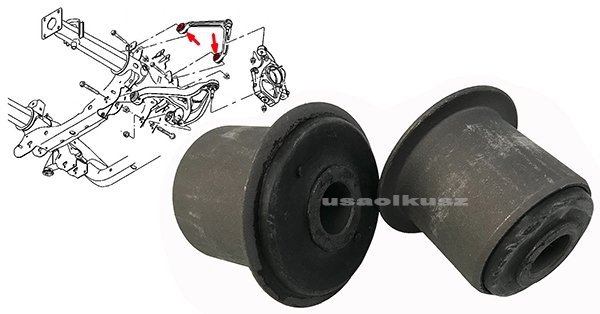 Tuleje przedniego górnego wahacza Dodge RAM 1500 2002-2005