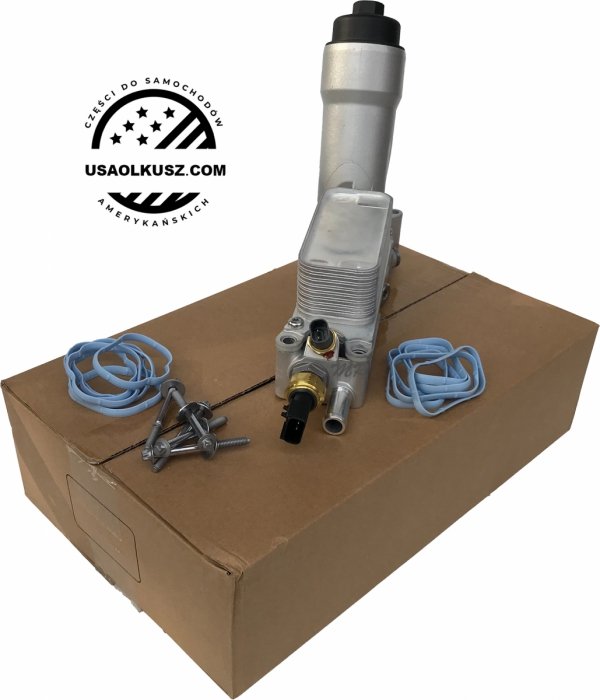 ALUMINIOWA obudowa filtra oleju z chłodnicą oraz czujnikami Fiat Freemont 3,6 V6 -2013
