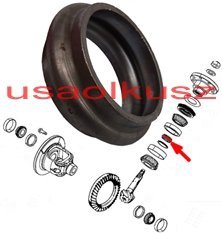 Tuleja rozprężna  - Collapsible spacer 226MM Jeep Wrangler JK 2007-