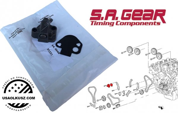 Napinacz prawego łańcucha rozrządu Pontiac G6 3,6 V6 2007-2009