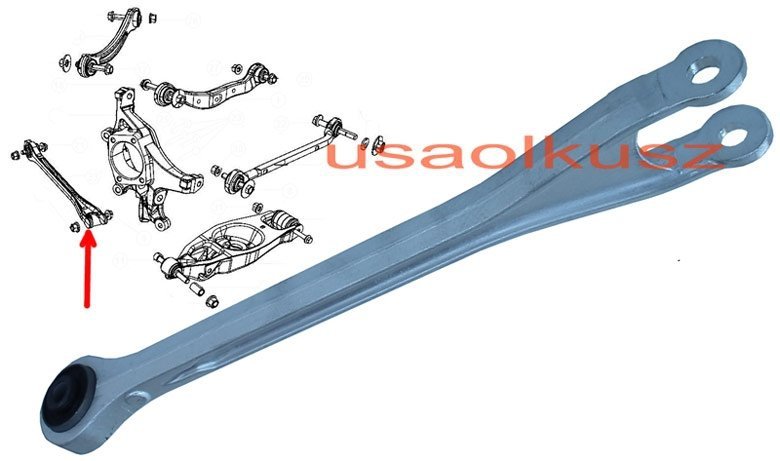 Wahacz Tylny Dolny Wzdłużny Chrysler Pacifica Wahacze