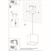 Lampa wisząca QUAD 1 czarny