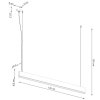 Lampa wisząca LYKKE 120 LED 4000K