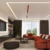 Plafon RING 6L ochra czerwona