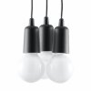 Lampa wisząca DIEGO 3 czarna