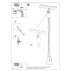 Lampa wisząca DIEGO 3 pomarańczowy