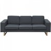 Sofa 3-os. ciemnoszara