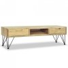 Szafka pod telewizor, 120 x 35 x 35 cm, lite drewno tekowe