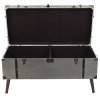 Stolik kawowy z płyty MDF i aluminium, 102 x 51 x 47,5 cm