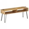 Szafka pod telewizor, lite drewno mango, 110 x 35 x 45 cm