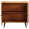 Szafka z litego drewna akacjowego, 80x30x75 cm