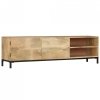 Szafka pod TV, 145x30x41 cm, lite drewno mango