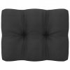 3-osobowa sofa z poduszkami, lite drewno sosnowe