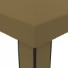 Altana z podwójnym dachem, 3x6 m, taupe, 180 g/m²